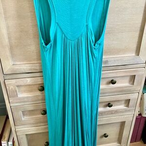 Elegant Teal Maxi Dress